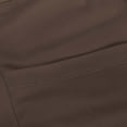 thumbnail image 6 of YDKZYMD Womens Plus Size Seamless Leggings Crossover Tummy Control Workout Leggings Stretchy High Waisted Scrunch Butt Lifting Gym Pants Athletic Workout Buttery Soft Yoga Pants With Pockets Brown L, 6 of 7