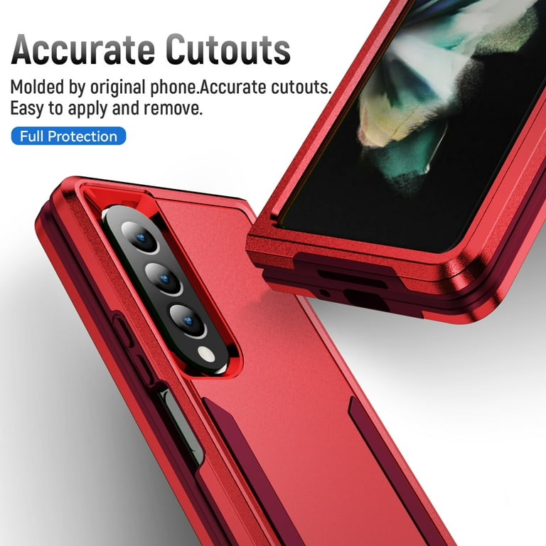 Galaxy Z Fold 4 Case,TECH CIRCLE [Dual Layer Protection