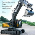 thumbnail image 3 of Rc Excavator 2.4g Remote Excavator Dump Truck Toy Rc Alloy Vehicle Construction Simulation Professional Model W9b7 Car, 3 of 10