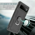 thumbnail image 3 of for Pixel6 PRO Google Pixel 6 PRO Ring Phone Case Magnet Mount Ready Slip Guard Grids Pattern Kickstand Hybrid Slim Shock Bumper Cover, 3 of 4