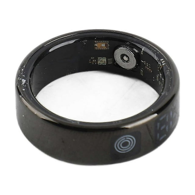 Smart Ring with Touchscreen, IP68, Stainless Steel, Multiple Sports Modes, Activity Tracking, Size 11 (Inner Diameter 20.6mm)