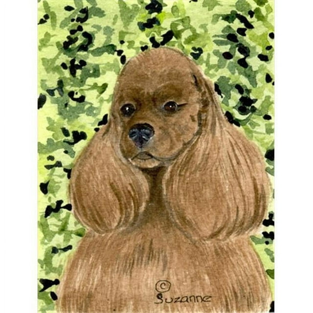 Carolines Treasures SS8809CHF 28 x 40 in. Cocker Spaniel House Size Canvas Flag