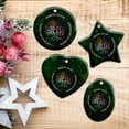 thumbnail image 7 of Ceramic Christmas Tree Ornaments, Irish By Blood American By Birth Hanging Ornament With Ribbon, Christmas Gifts - Oval, 1 Pcs, 7 of 7