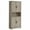 gray with shelf, variant on 70" Tall Pantry Cabinet,Kitchen Pantry Storage Cabinets with 4 Doors and Adjustable Shelves,Pantry Storage Cabinet,Utility Hutch Cupboard for Kitchen,Dining Room,Living Room and Bathroom
