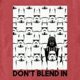 thumbnail image 2 of Men's Star Wars: A New Hope Don't Blend In Vader Graphic Tee Red Heather 2X Large, 2 of 5