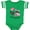 Football Green and White, variant on Inktastic Stealin' Your Heart Cute Raccoon Boys or Girls Baby Bodysuit