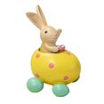 thumbnail image 3 of resina conejo sentado cáscara de huevo decoraciones primavera Pascua figuritas accesorios de mesa para fiesta hogar vacaciones jardín ornamento esquí esquí Gafas de esquí, 3 of 5