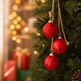 thumbnail image 6 of 3 Pieces Large Jingle Bell Christmas Joy Bell Metal Ornaments with Star Cutouts Sleigh Rustic Xmas Tree Wreath Garland Holiday Party DIY Decor, 6 of 8