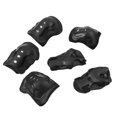 thumbnail image 3 of 6 unids/set Patinaje Muñeca Rodilla Codo Protector Conjunto Niños Montar Proteger (Negro), 3 of 6