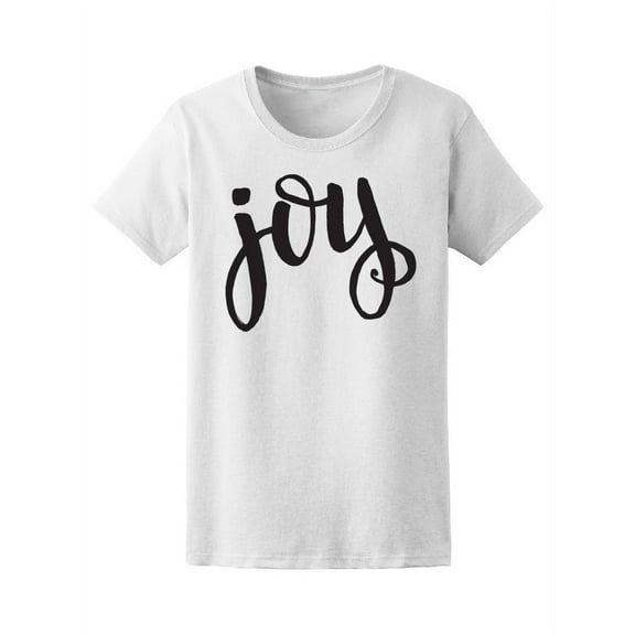 Joy Lettering T-Shirt Women -Image by Shutterstock, Female XX-Large