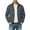 #023 Dark Gray, variant on Men's Full Zip Up Lightweight Jacket with Side Pockets, Casual Classic Durable Workwear Coat, Green,2XL