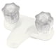 thumbnail image 1 of Grifo Empire Faucets U-YJW77W Blanco con Manijas de 10 cm, 1 of 1
