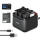 thumbnail image 1 of Cargador Batería 3 Canales Charger Hub Fast para DJI OSMO Action 5 Pro Accesorios, 1 of 9