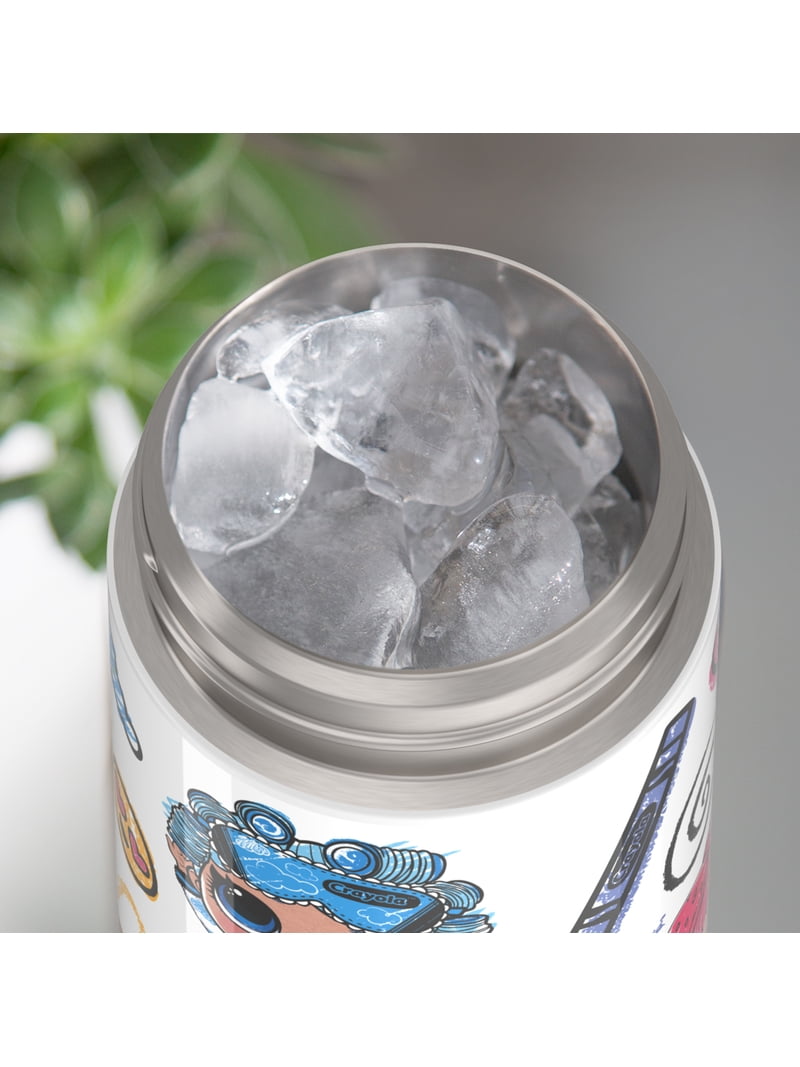 Thermos Kids Stainless Steel FUNtainer Bottle with Straw, Leak