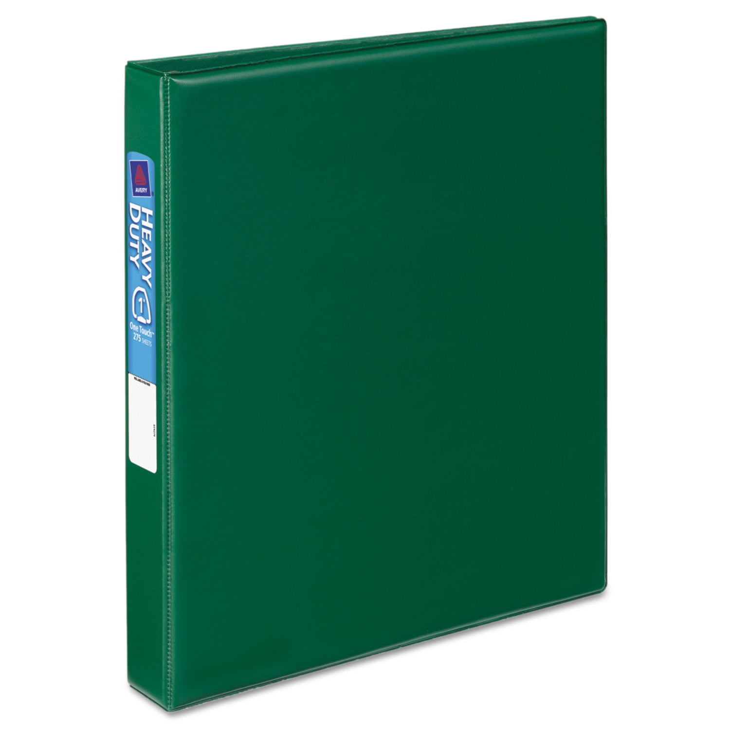 Avery Heavy-Duty Non-View Binder with Durahinge and One Touch Ezd Rings, 1' Capacity, Green Ave79789