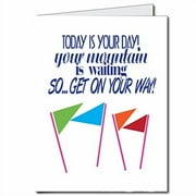 VictoryStore Jumbo Greeting Cards: Giant Retirement Card- Oh the Places You Will Go (Male) 2 feet x 3 feet card with envelope