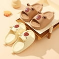 thumbnail image 4 of Capybara Slippers for Kids Animal Slide Sandals (Yellow 5.5-6 Years), 4 of 5