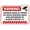 Warning Sign 2, variant on Warning Sign Make IT to The Fence Dog Attack - 12×8 Inches, Rust-Proof Aluminum, Dog Patrol Areas Security Zones Facility Perimeters Decor