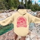 thumbnail image 4 of Sudadera con capucha Pink Palm Puff para mujer, sudadera con capucha de gran tamaño en rosa 2024 Preppy Casual Linda sudadera, sudadera con capucha Pink Palm Puff Tops Caqui L, 4 of 6