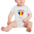 thumbnail image 2 of Everyone Loves an Romanian Girl Baby Bodysuits Newborn Clothes (White, 0-3 Months), 2 of 5