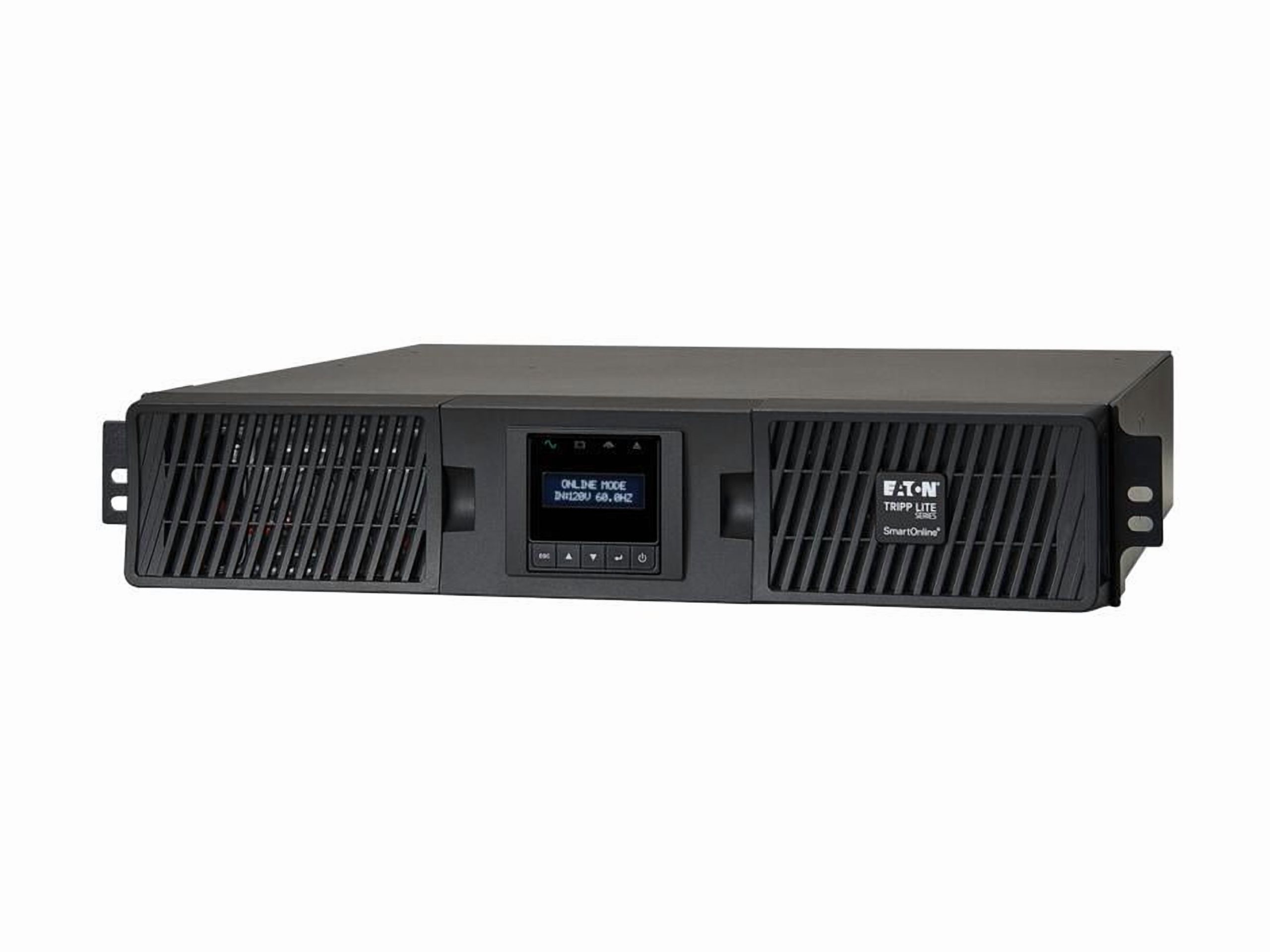 Tripp Lite UPS Smart Online 2200VA 1800W Rackmount 120V LCD USB DB9 2URM (SU2200RTXLCD2U)