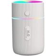 thumbnail image 1 of Humidificador de aire, minihumidificador ultrasónico con 2 modos de niebla ajustables, apagado automático y luz nocturna colorida, humidificador portátil USB para coche, hogar, oficina y dormitorio (v, 1 of 5