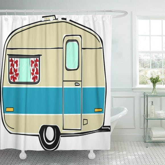 Travel Trailer Shower Curtain