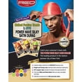 thumbnail image 6 of Red by Kiss Power Wave Silky Durag, Purple HDUPP04, 6 of 7