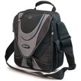 thumbnail image 1 of Mobile Edge Laptop Mini-Messenger Bag 14" - Chromebook Ultrabook Notebook Tablet iPad (14 Inch; MEMMS2) - Black/Silver, 1 of 4