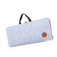 thumbnail image 2 of BELOVING PC Keyboard Storage Bag with Zipper Protection Handbag 87 Key Keyboard Case Light Gray, 2 of 9