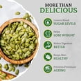 thumbnail image 5 of Dry Roasted Pumpkin Seeds – 2 Pound Bulk Bag by Sunbest Natural – Unsalted Pepitas, 5 of 5
