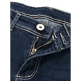thumbnail image 4 of EYIIYE Men Casual Ripped Hole Jeans, Middle Waist Pencil Denim Trousers, 4 of 9