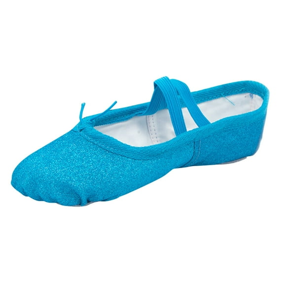 Kcolen Toddler Ballet Shoes,Ballet Shoes for Toddler Girls Size 8,Girls Sneakers Flexible Dance Shoes for Ballet Performance Indoor Yoga and Play