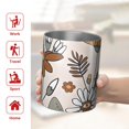 thumbnail image 5 of 12oz Coffee Tumblers Brown Mushroom Flower Light Pattern Stainless Steel Vacuum Insulated Travel Tumbler Coffee Cups Mug with Lid and Straw with Cleaning Brush for Cold & Hot Drinks, 5 of 5