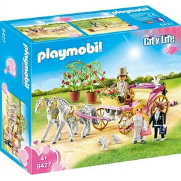 PLAYMOBIL Princess Unicorn Carry Case Doll Playset with Castle