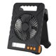 thumbnail image 1 of Portable Folding Solar Powered Fan with LED Lantern for Camping,Tents,Fishing, Beach, Car, Home Outdoor Activities White, 1 of 5