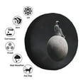 thumbnail image 4 of Sikiie Astronaut Sitting On Mercury Planet PVC Leather Spare Tire Wheel Cover Spare Tire Cover, for Car Truck SUV Camper Trailer Universal Fit(14-17in)-16 inch, 4 of 6