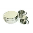 thumbnail image 3 of Bingirl 8 PCS Camping Cookware Mess Kit Stainless Steel Lightweight Durable Cookware With Cups Plate Pot Dishes Pan For Camping Backpacking Outdoor Cooking Picnic, 3 of 9