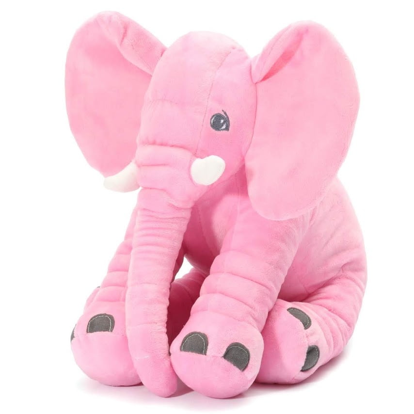 13.5'' Stuffed Elephant Plush Toy Soft Plush Pillow Kids Baby Soft