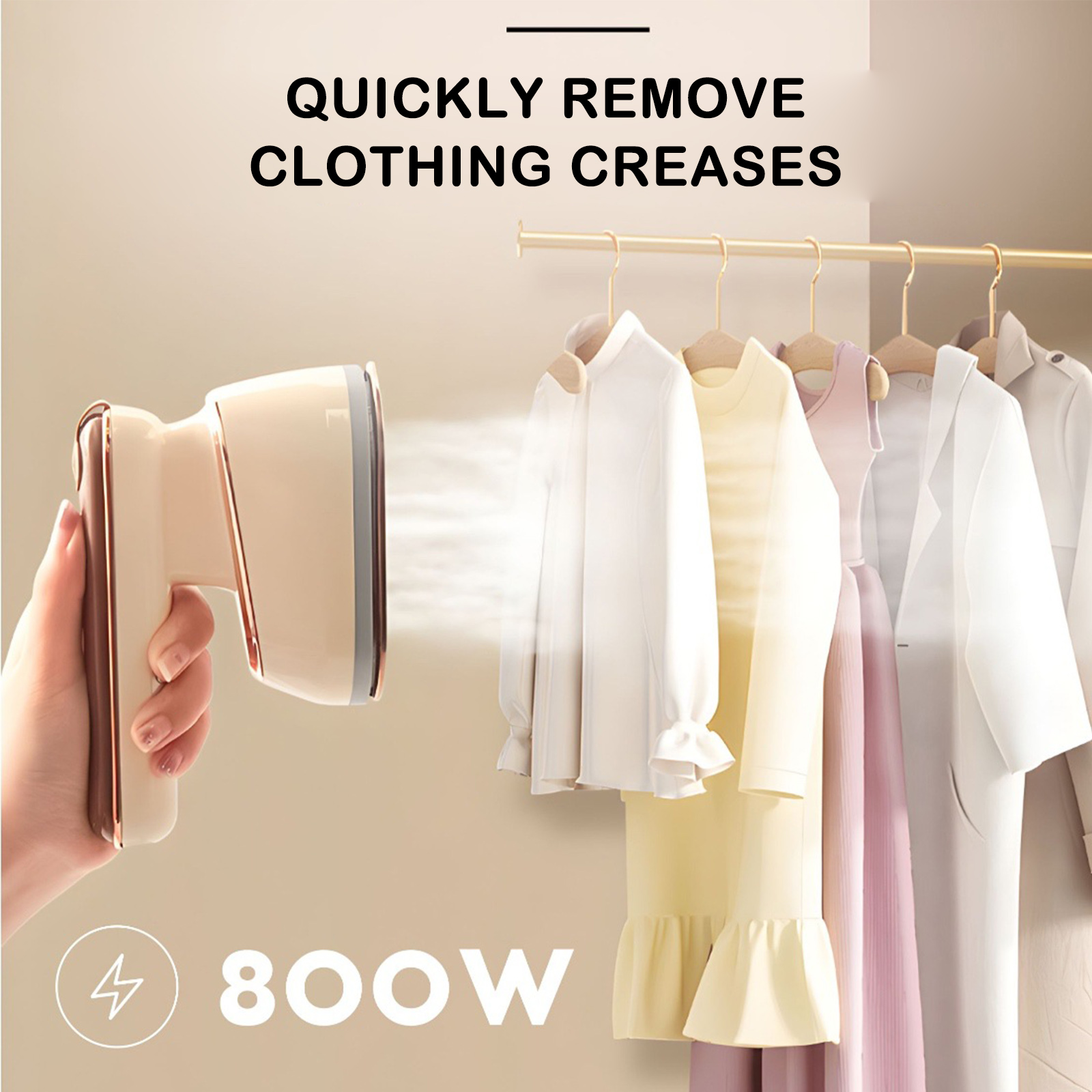 Steam Iron For Clothes Wet Dry Ironing Machine Fast-Heat Household Fabric Steam Travel Electric Iron 110V