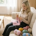 thumbnail image 4 of 1Pc Merino Wool Yarn, Hand Knitting & Crochet Wool Yarn, Soft Craft Yarn For Diy Projects, 4 of 7