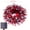 Red, variant on LNOGEUPG Red Solar Christmas Lights Outdoor Waterproof, 21.3 FT Solar Powered LED String Lights Green Wire with 8 Modes Solar Fairy Lights for Xmas Tree Party Wedding Garden Fence Decor