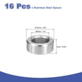 thumbnail image 2 of 16 Pcs Entretoises en Acier Inoxydable 304 3/8 Pouces OD x 1/4 Pouces ID x 5/32 Pouces Longueur(10x6x4mm) Vis Support de Bague Finition Simple Non Filetée Entretoises Rondes en Métal pour Vis M6 Boulons et Tiges, 2 of 2