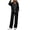 Black-RongHuan women outfits sets, variant on RongHuan Sweatsuits Women 2 Piece Outfit Oversized Full Zip Hoodie Casual Drawstring Sweatpants with Pockets Track Suit