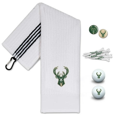 WinCraft Milwaukee Bucks Golf Gift Set