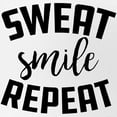 thumbnail image 2 of CafePress - Sweat Smile Repeat - Adjustable Unisex Printed Trucker Hat with Mesh Back, 2 of 10