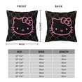 thumbnail image 7 of Hello Kitty Throw Pillow Cover Decoration Pillow Case Cushion for Home Sofa Couch 22"x22", 7 of 7