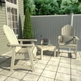 thumbnail image 2 of Highwood 3pc Hamilton Deck Set -Two Adirondack Deck Chairs, One Side Table, Outdoor, Eco-friendly, Synthetic Wood, 2 of 7