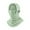 Green, variant on Xijirk Polar Balaclava Hood with Drawstring Adjustable Full Face Neck Wrap Windproof Thermal Headgear for Skiing Cycling Motorcycling Winter Outdoor Sports,Black,One Size