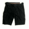 thumbnail image 1 of Wearfirst Men's Free-Band Comfort Flex Waistband Stretch Canvas Cargo Shorts 38 Black, 1 of 1